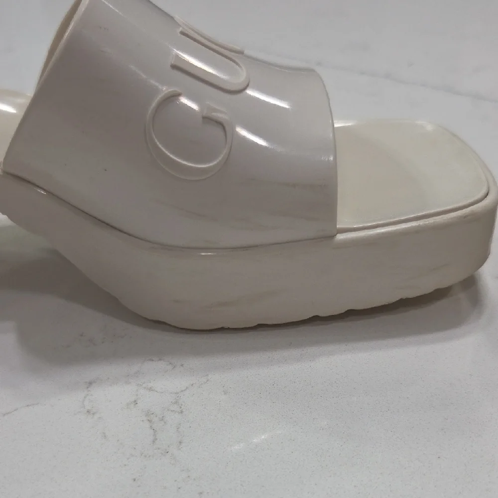 Gucci Women's Cream Mules Sz37 Might Fit Sz4 Gentle Used With No Box - Picture 5 of 16